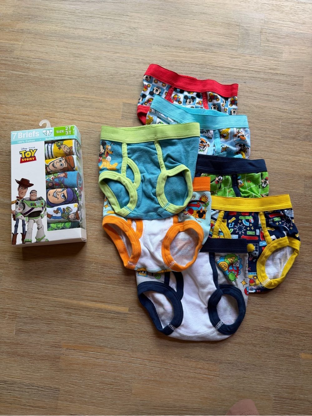 Disney Toy Story + Mickey | Bundle of 14 Boys Briefs | 2T-3T